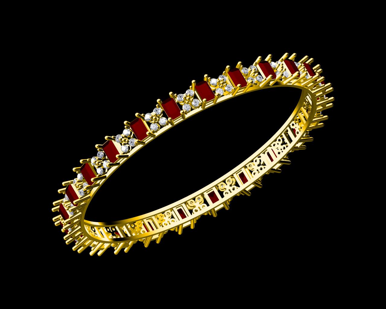 AD13133-ALT — Bangles jewellery CAD design (JCD/STL)