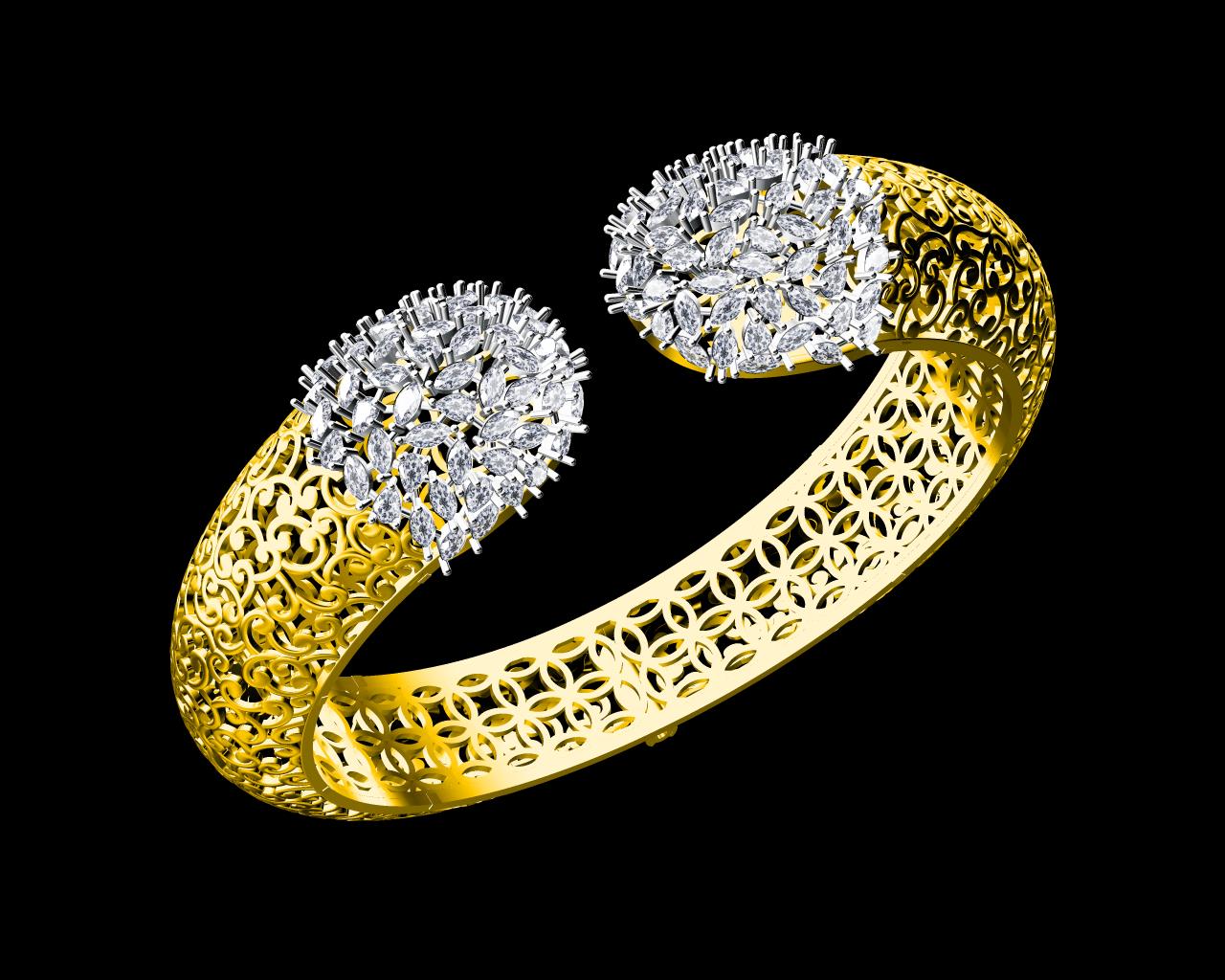 AD17699 — Bracelets jewellery CAD design (JCD/STL)