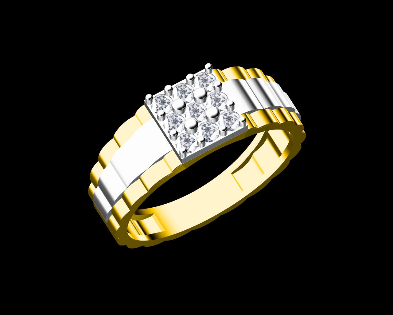 AD17756 — Gents Rings jewellery CAD design (JCD/STL)