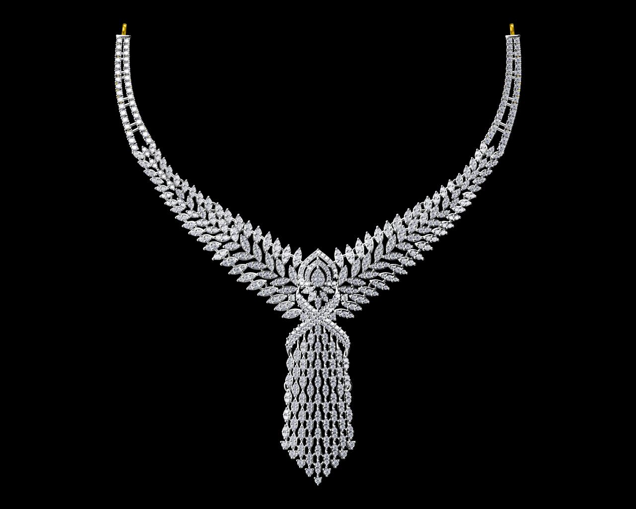 AD17760 — Necklace Sets jewellery CAD design (JCD/STL)
