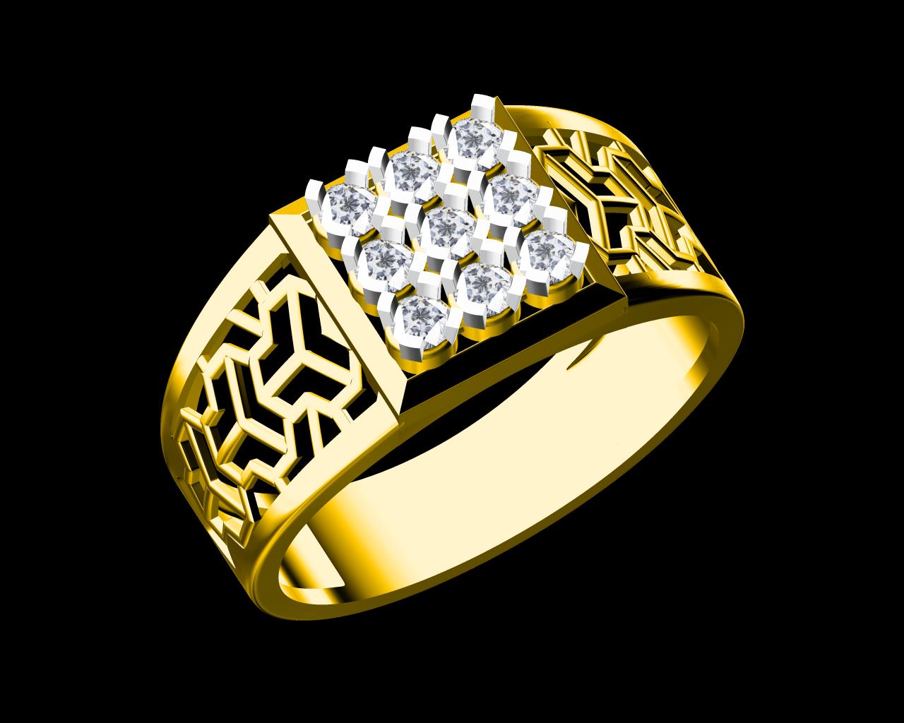 AD17028-ALT — Gents Rings jewellery CAD design (JCD/STL)