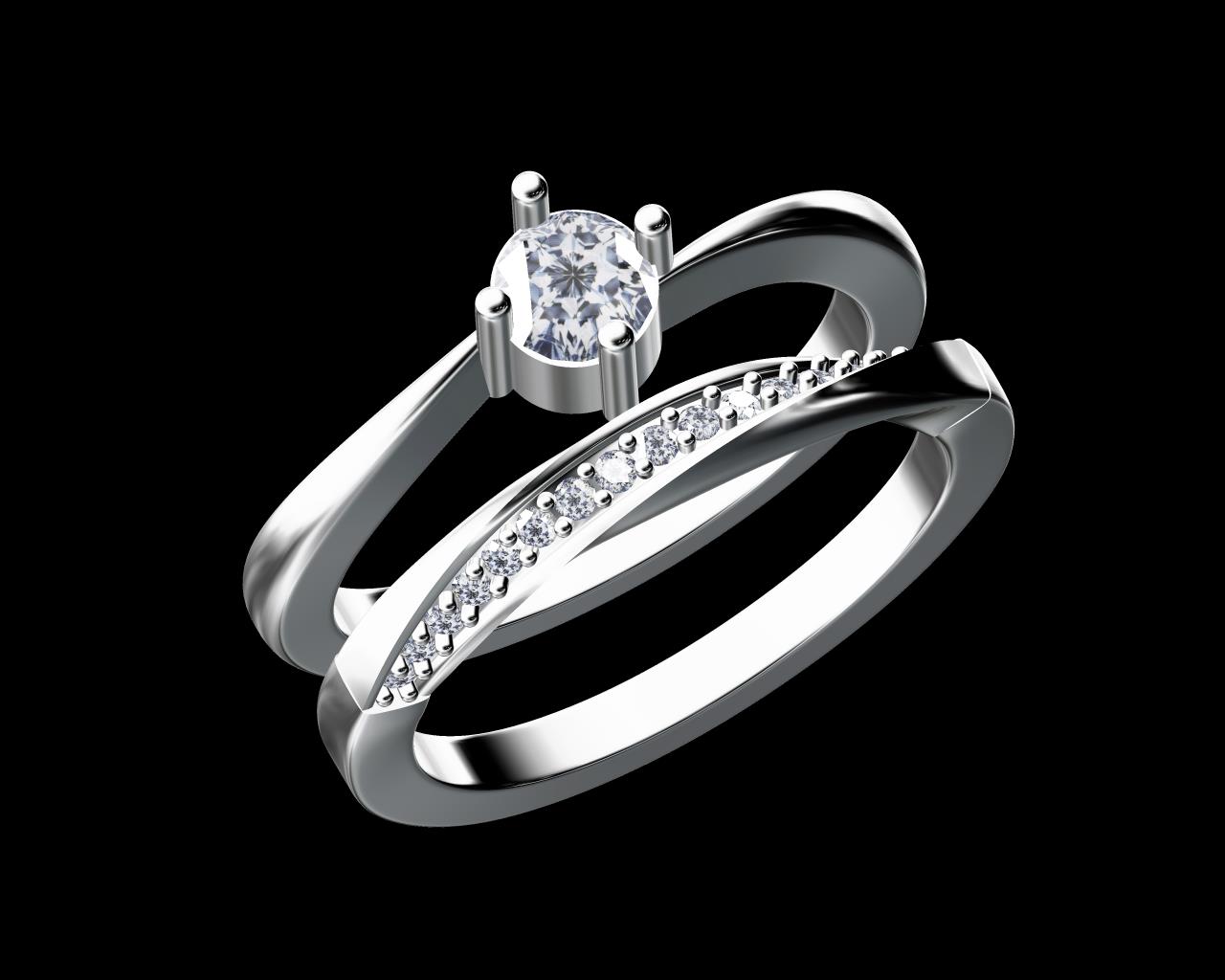 AD18099 — Ladies Rings jewellery CAD design (JCD/STL)