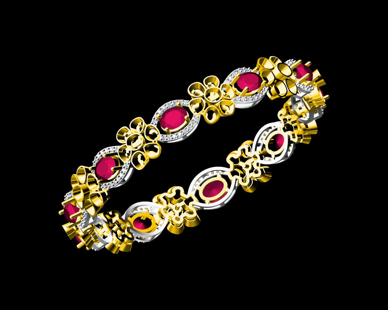 AD18041 — Bangles jewellery CAD design (JCD/STL)