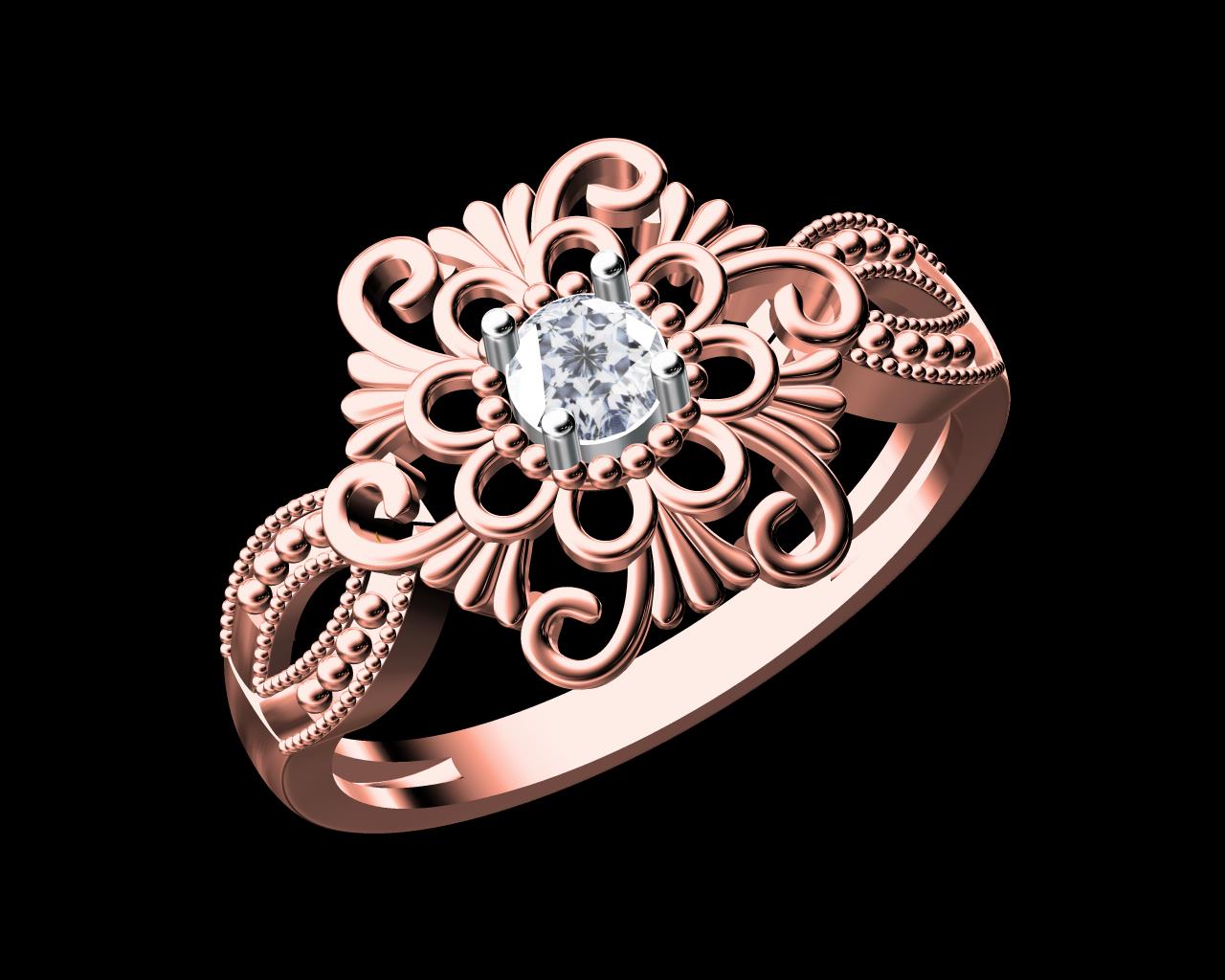AD18050 — Ladies Rings jewellery CAD design (JCD/STL)