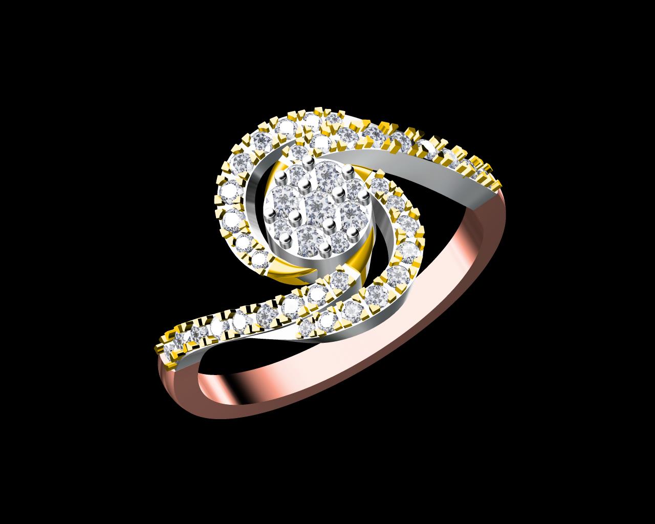 AD18054 — Ladies Rings jewellery CAD design (JCD/STL)